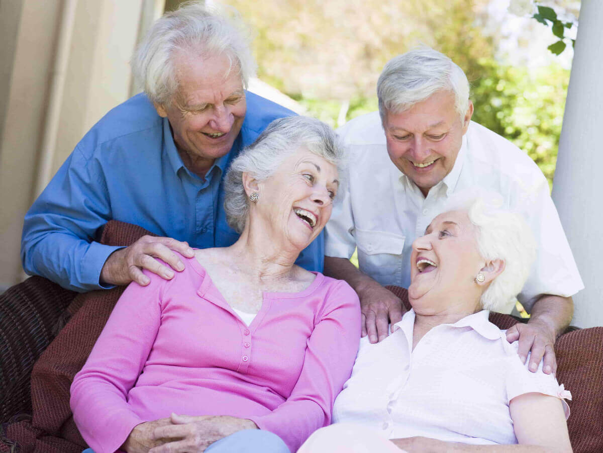Elderly patients with dental bridges